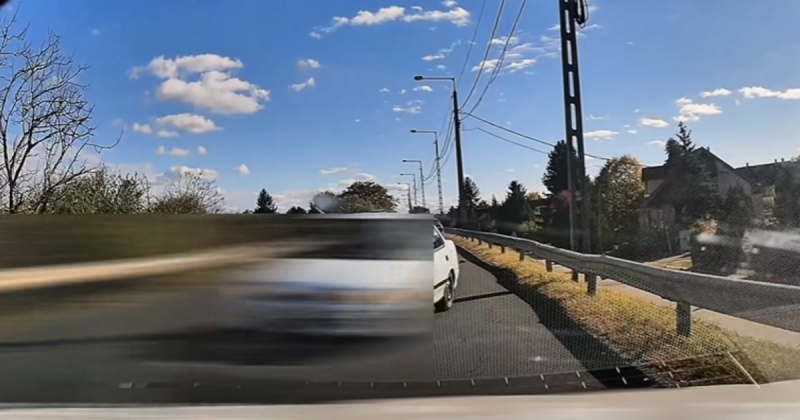 Elképesztő mutatványt vitt véghez egy szolnoki autóvezető!